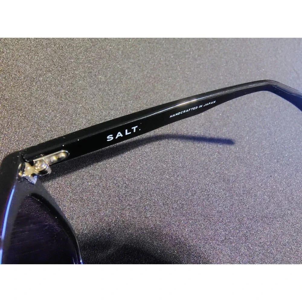 SALT. Optics Lynette‎ Sunglasses - Black Handcrafted Japanese Acetate 54mm